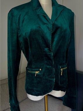 MOTIVI Emerald Green Corduroy Jacket Blazer